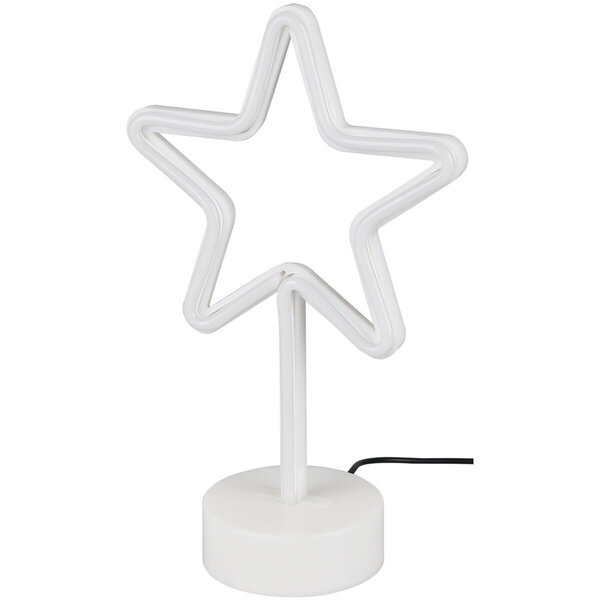 HLW LED LED Tafellamp met Stoffen Kap en Ronde - 1W LED Mat Wit HLW LED LED Tafellamp met Stoffen Kap en Ronde - 1W LED Mat Wit