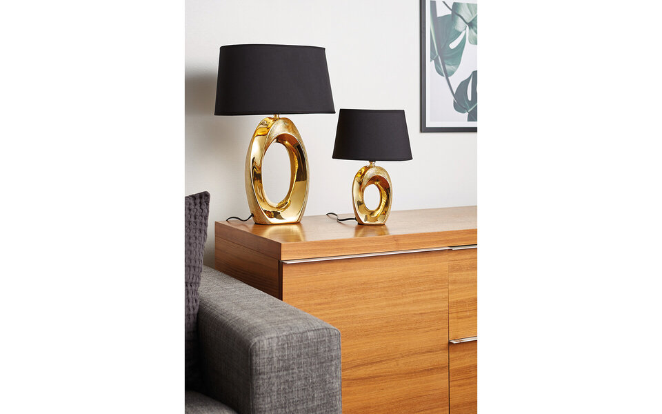 HLW LED Stijlvolle LED Tafellamp Mat Goud - Trion Tibos | Ronde  & Gouden