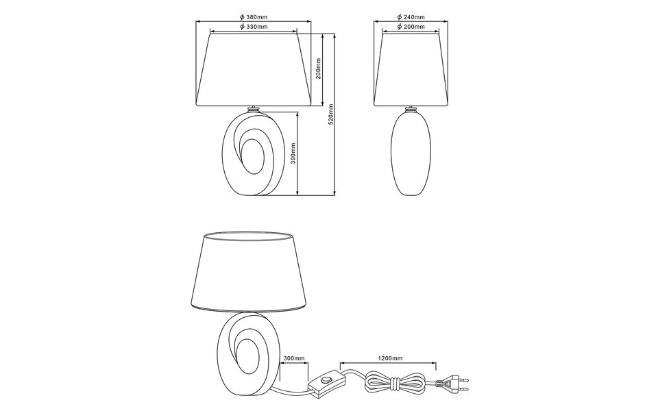 HLW LED LED Tafellamp Mat Goud - Ronde  & Gouden  Accessoires