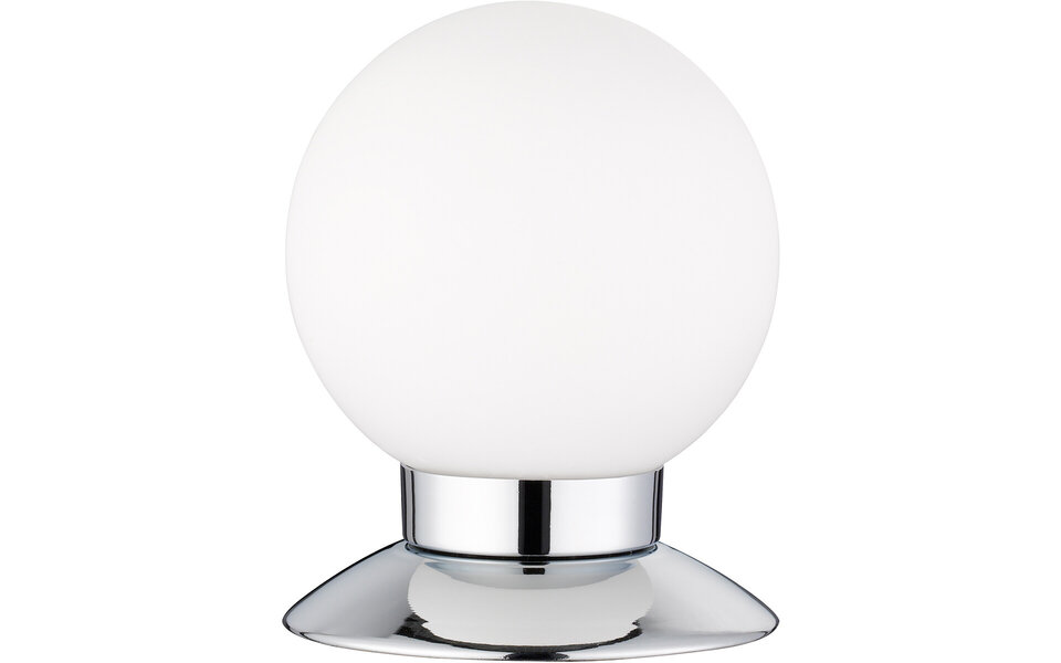 HLW LED LED Tafellamp Trion Princy - Dimbare 3W LED, Warm Wit 2700K–3000K, Rond, Mat Chroom