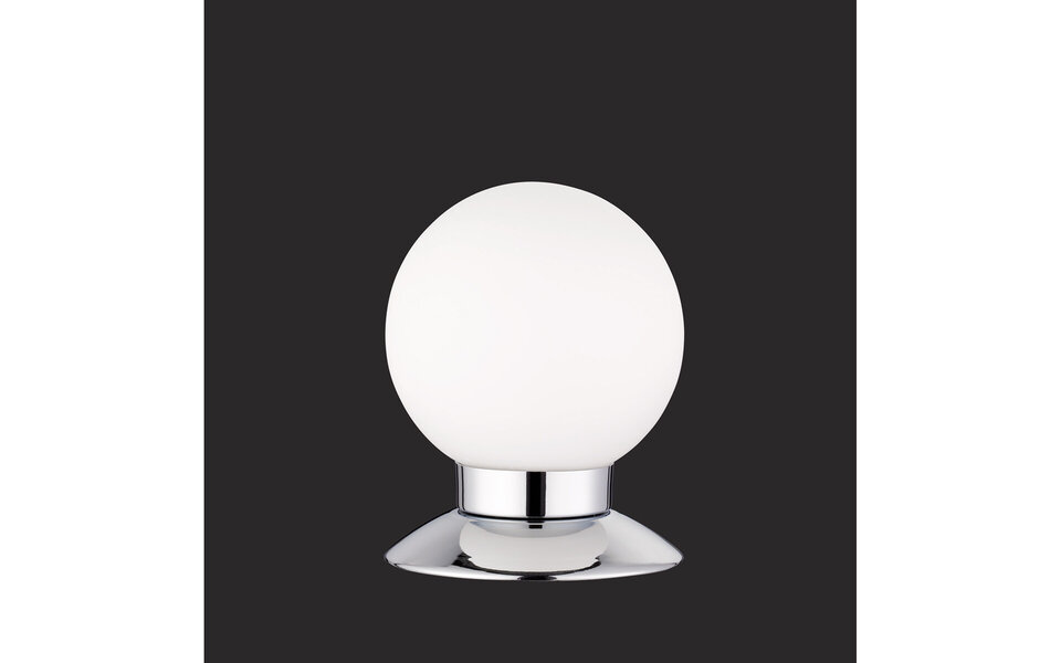 HLW LED LED Tafellamp Trion Princy - Dimbare 3W LED, Warm Wit 2700K–3000K, Rond, Mat Chroom