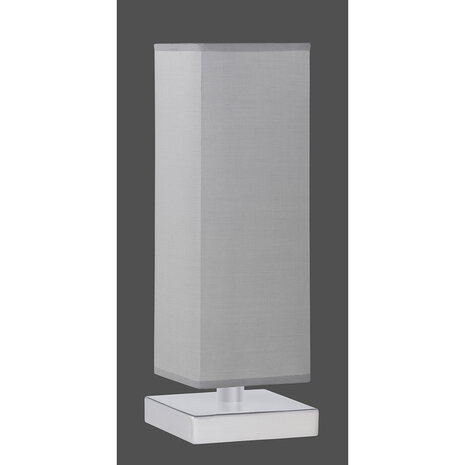 HLW LED Dimbare LED Tafellamp Trion Piti - Ronde LED Tafellamp Mat Nikkel met E14 Fitting HLW LED Dimbare LED Tafellamp Trion Piti - Ronde LED Tafellamp Mat Nikkel met E14 Fitting