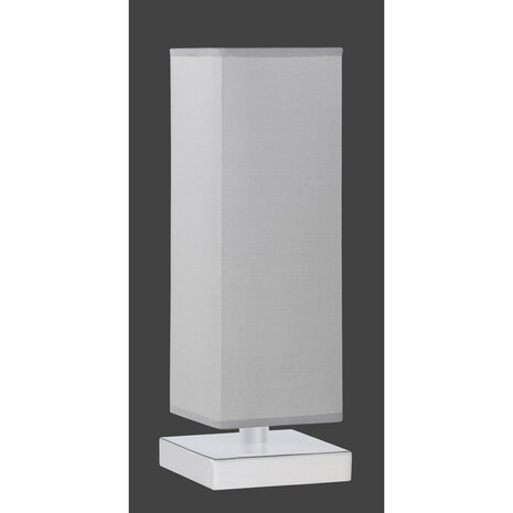 HLW LED Dimbare LED Tafellamp Trion Piti - Ronde LED Tafellamp Mat Nikkel met E14 Fitting HLW LED Dimbare LED Tafellamp Trion Piti - Ronde LED Tafellamp Mat Nikkel met E14 Fitting