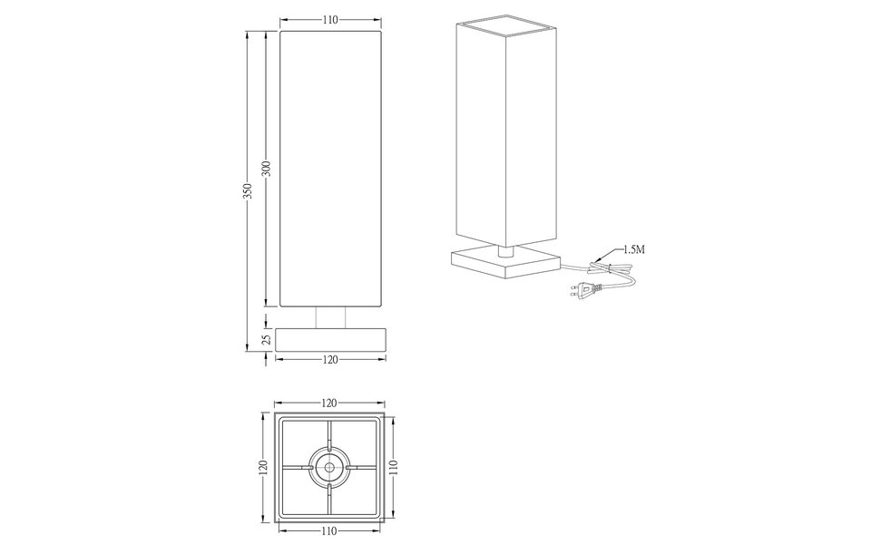 HLW LED Dimbare LED Tafellamp Trion Piti - Ronde LED Tafellamp Mat Nikkel met E14 Fitting HLW LED Dimbare LED Tafellamp Trion Piti - Ronde LED Tafellamp Mat Nikkel met E14 Fitting