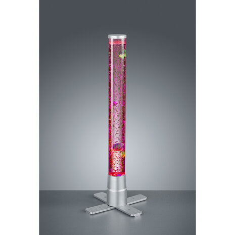 HLW LED LED Tafellamp Trion Moty met Warm Wit 2700K–3000K, RGB, Stoffen Kap & Mat Titaan HLW LED LED Tafellamp Trion Moty met Warm Wit 2700K–3000K, RGB, Stoffen Kap & Mat Titaan