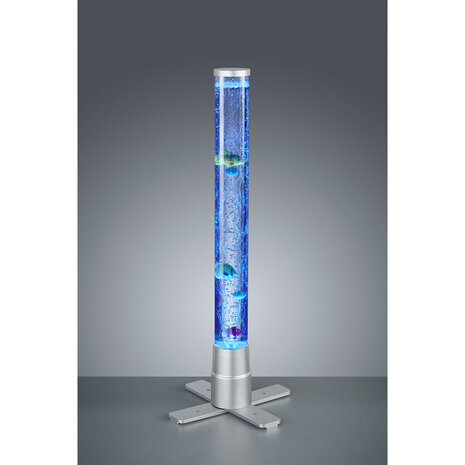 HLW LED LED Tafellamp Trion Moty met Warm Wit 2700K–3000K, RGB, Stoffen Kap & Mat Titaan HLW LED LED Tafellamp Trion Moty met Warm Wit 2700K–3000K, RGB, Stoffen Kap & Mat Titaan