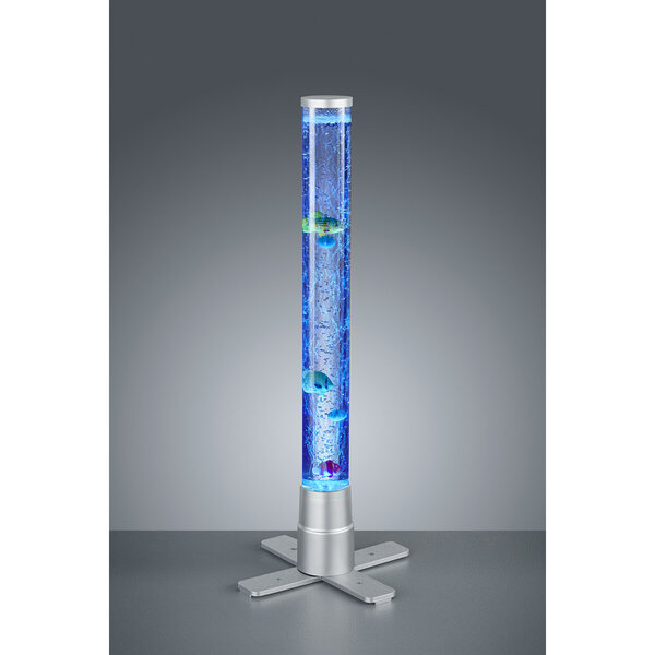 HLW LED LED Tafellamp Trion Moty met Warm Wit 2700K–3000K, RGB, Stoffen Kap & Mat Titaan HLW LED LED Tafellamp Trion Moty met Warm Wit 2700K–3000K, RGB, Stoffen Kap & Mat Titaan