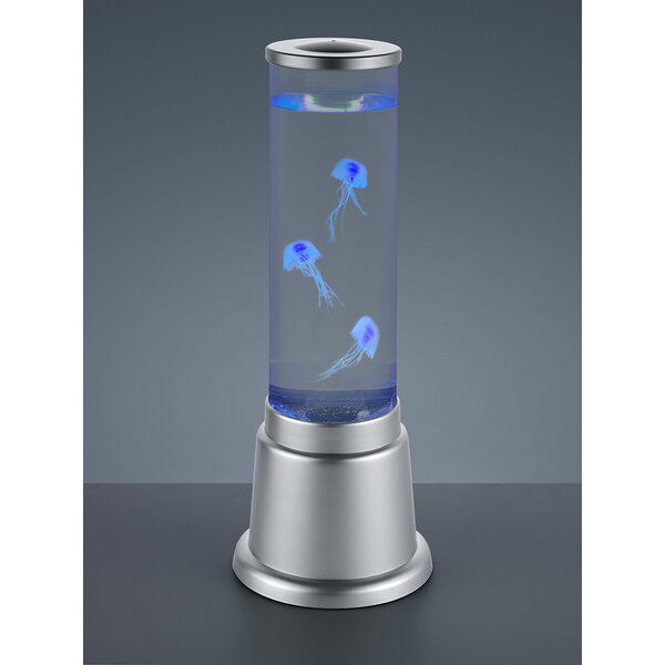 HLW LED LED Tafellamp 6W met RGB functies, Ronde & Stoffen Kap HLW LED LED Tafellamp 6W met RGB functies, Ronde & Stoffen Kap