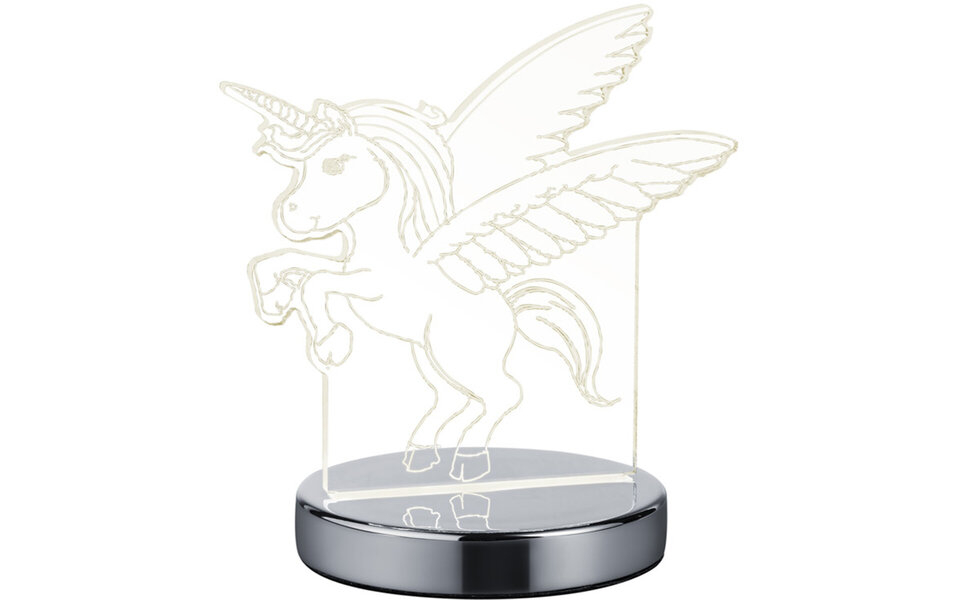 HLW LED Trion Kiron LED Tafellamp 7W - Ronde & , Mat Chroom HLW LED Trion Kiron LED Tafellamp 7W - Ronde & , Mat Chroom