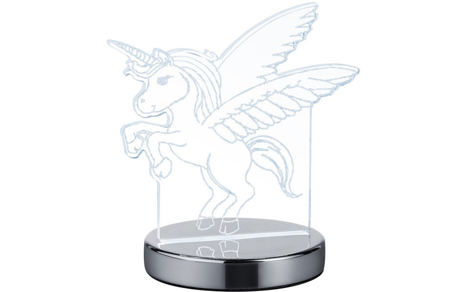 HLW LED Trion Kiron LED Tafellamp 7W - Ronde & , Mat Chroom HLW LED Trion Kiron LED Tafellamp 7W - Ronde & , Mat Chroom