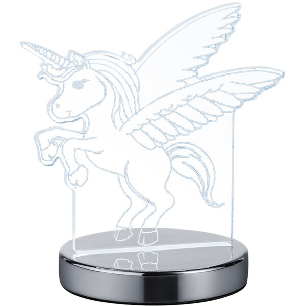 HLW LED Trion Kiron LED Tafellamp 7W - Ronde & , Mat Chroom HLW LED Trion Kiron LED Tafellamp 7W - Ronde & , Mat Chroom