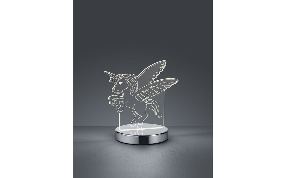 HLW LED Trion Kiron LED Tafellamp 7W - Ronde & , Mat Chroom HLW LED Trion Kiron LED Tafellamp 7W - Ronde & , Mat Chroom