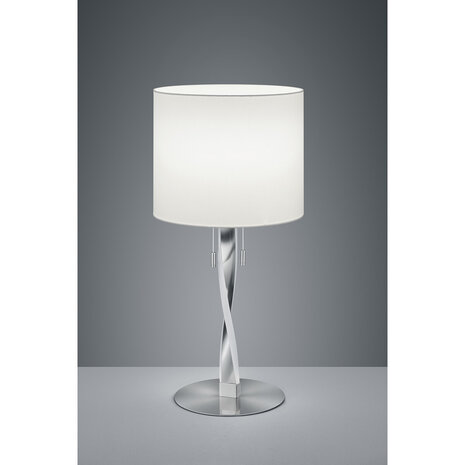 HLW LED LED Tafellamp Trion Ninda 6W Warm Wit 3000K – Ronde , Mat Nikkel HLW LED LED Tafellamp Trion Ninda 6W Warm Wit 3000K – Ronde , Mat Nikkel