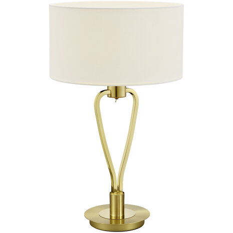 LED Tafellamp Mat Goud - Ronde  & Gouden