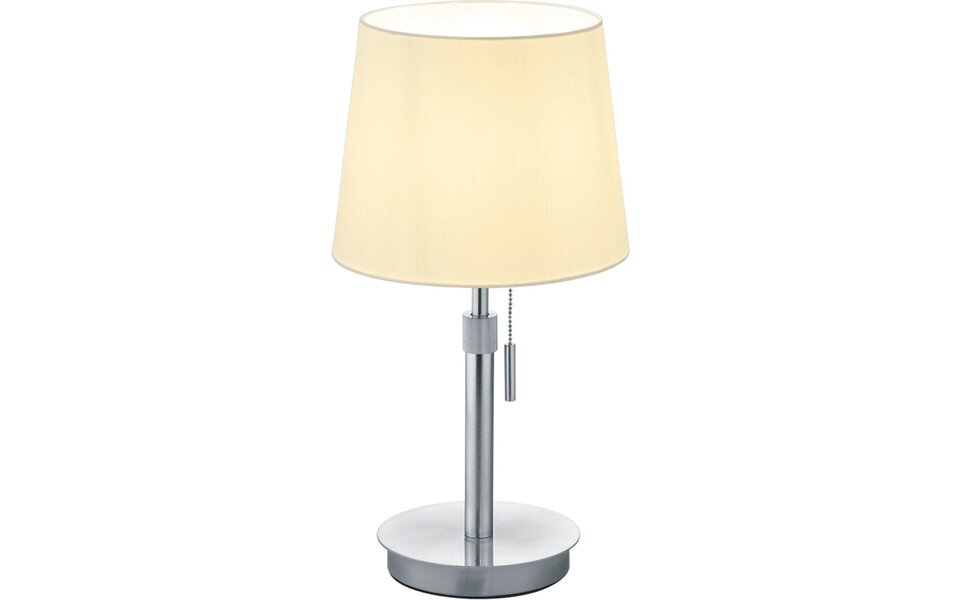 HLW LED Trion Dyon LED Tafellamp met Mat Nikkel Afwerking, E27 Fitting en Ronde