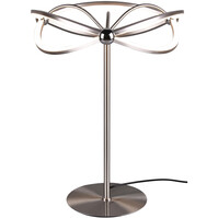 LED tafellamp | 5,5W | 2700K Warm wit | E27 | Mat chroom