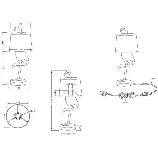 HLW LED LED Tafellamp Mat Goud - Ronde  & Gouden  Stijl