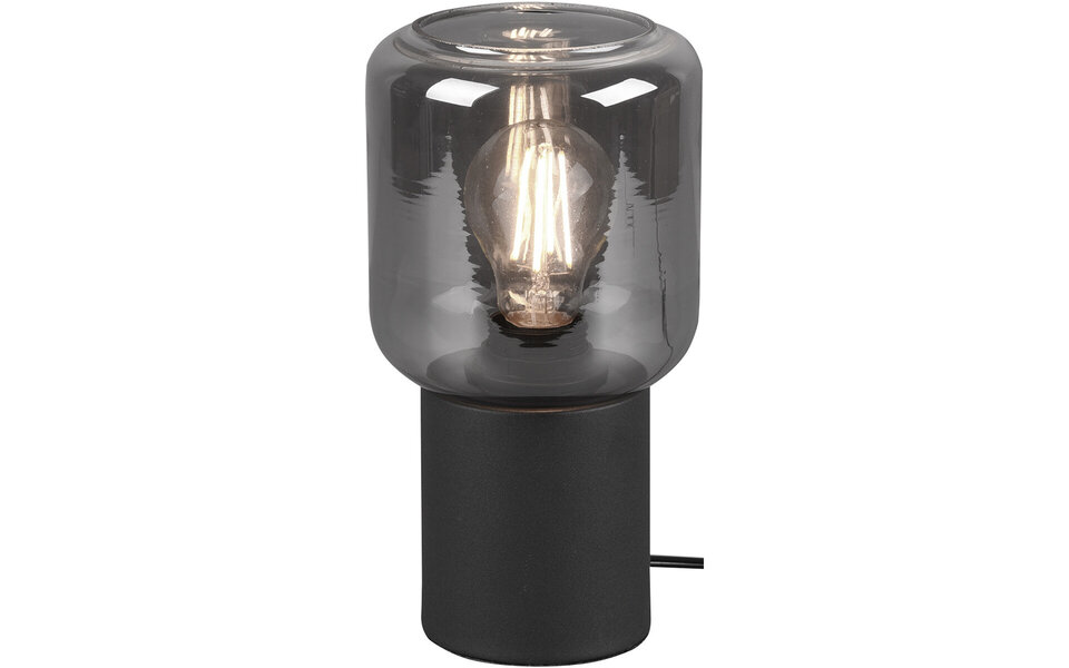 HLW LED LED Tafellamp Trion Nikos - Mat Zwart, Ronde , E27 Fitting HLW LED LED Tafellamp Trion Nikos - Mat Zwart, Ronde , E27 Fitting