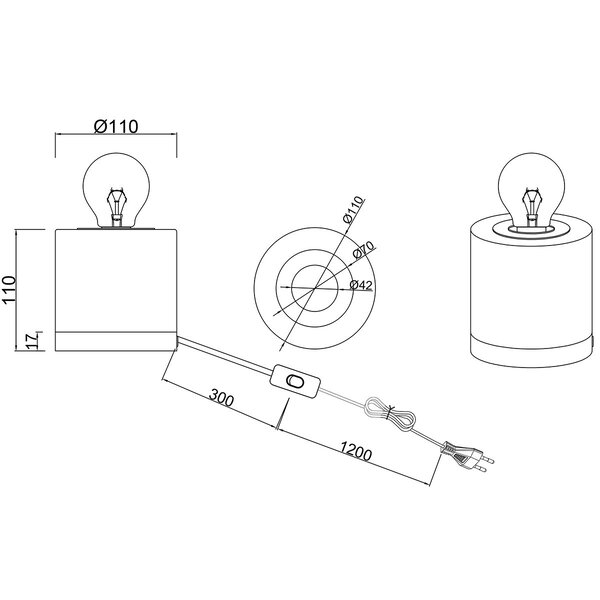 HLW LED LED Tafellamp Trion Juda - Mat Blauwe Rond Textielkap, E27 Fitting, Perfecte Sfeerverlichting HLW LED LED Tafellamp Trion Juda - Mat Blauwe Rond Textielkap, E27 Fitting, Perfecte Sfeerverlichting