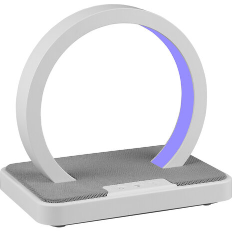 HLW LED LED Tafellamp met Stoffen Kap, Warm Wit 2700K–3000K & RGB  Functie