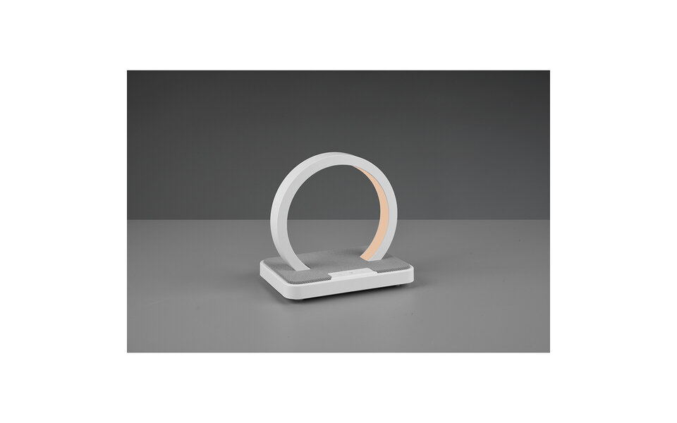 HLW LED LED Tafellamp met Stoffen Kap, Warm Wit 2700K–3000K & RGB  Functie