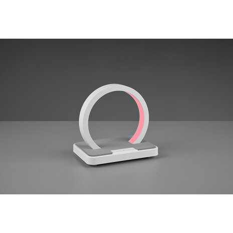 HLW LED LED Tafellamp met Stoffen Kap, Warm Wit 2700K–3000K & RGB  Functie