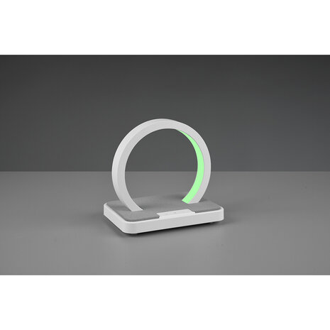 HLW LED LED Tafellamp met Stoffen Kap, Warm Wit 2700K–3000K & RGB  Functie