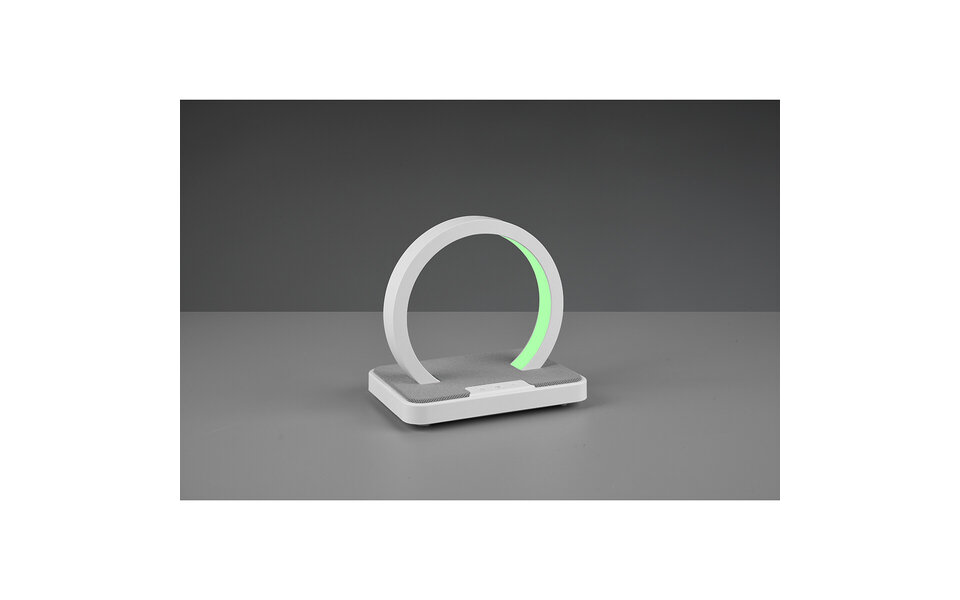 HLW LED LED Tafellamp met Stoffen Kap, Warm Wit 2700K–3000K & RGB  Functie