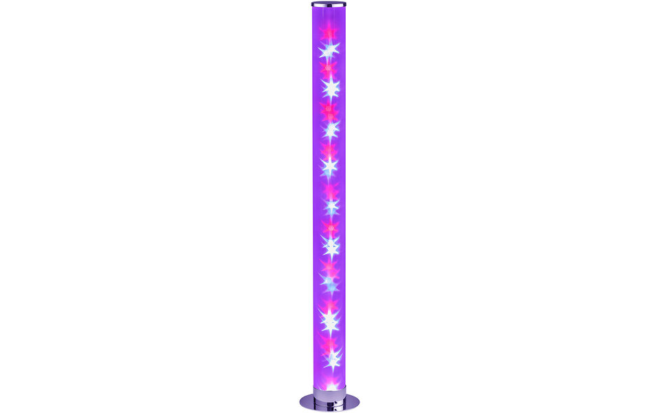 HLW LED Dimbare LED Tafellamp Trion Ricardo - 4W Warm Wit 3000K, RGB, Mat Chroom