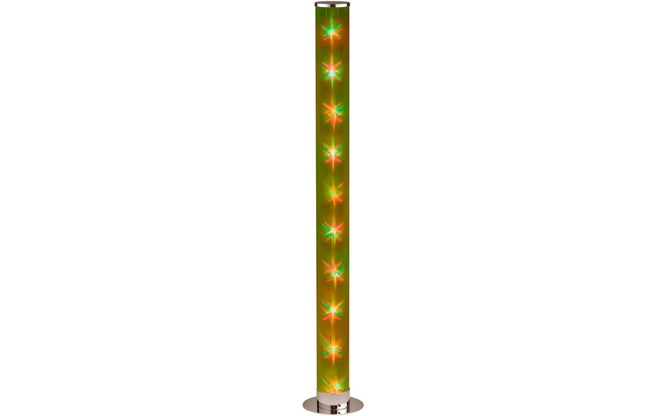 HLW LED Dimbare LED Tafellamp Trion Ricardo - 4W Warm Wit 3000K, RGB, Mat Chroom