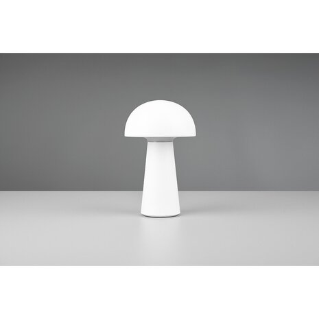 HLW LED Trion Lenio Dimbare LED Tafellamp met USB, Warm Wit 3000K, Spatwaterdicht IP44, 2W HLW LED Trion Lenio Dimbare LED Tafellamp met USB, Warm Wit 3000K, Spatwaterdicht IP44, 2W