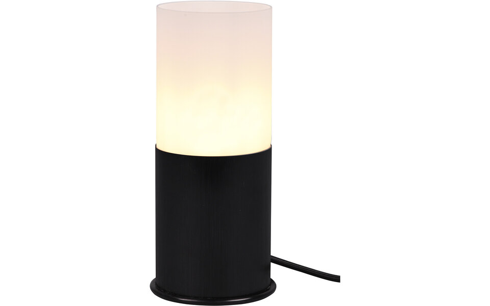 HLW LED LED Tafellamp Mat Zwart - Ronde  & Zwarte  Aluminium