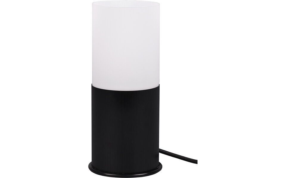 HLW LED LED Tafellamp Mat Zwart - Ronde  & Zwarte  Aluminium