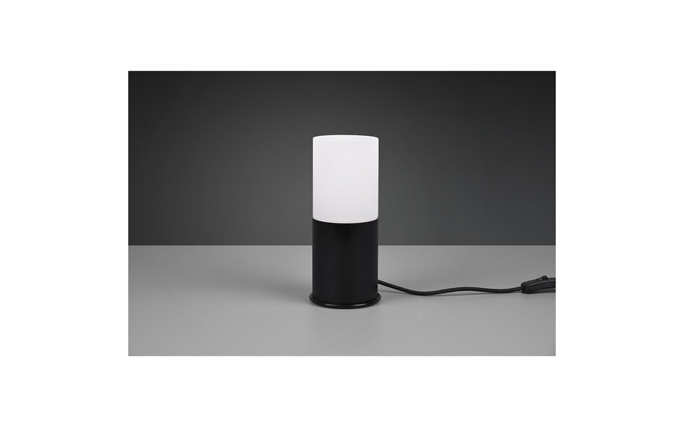 HLW LED LED Tafellamp Mat Zwart - Ronde  & Zwarte  Aluminium