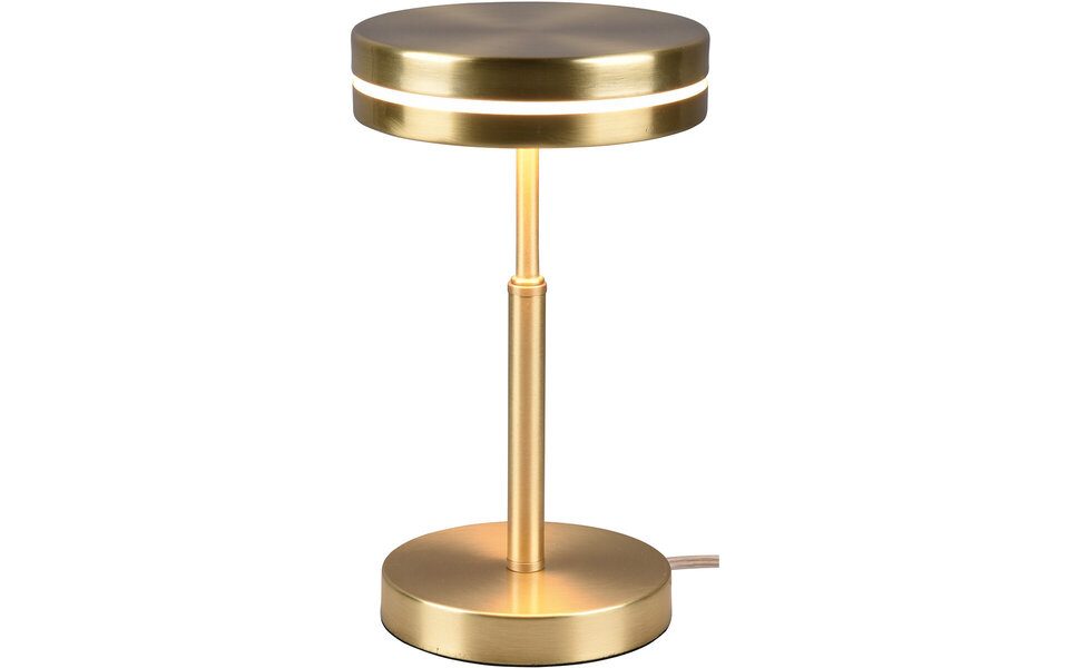 HLW LED LED Tafellamp Trion Franco - Rond Mat Gouden 6W LED, Warm Wit 2700K–3000K HLW LED LED Tafellamp Trion Franco - Rond Mat Gouden 6W LED, Warm Wit 2700K–3000K