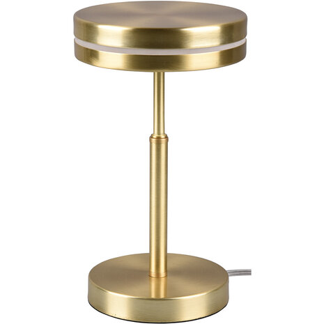 HLW LED LED Tafellamp Trion Franco - Rond Mat Gouden 6W LED, Warm Wit 2700K–3000K