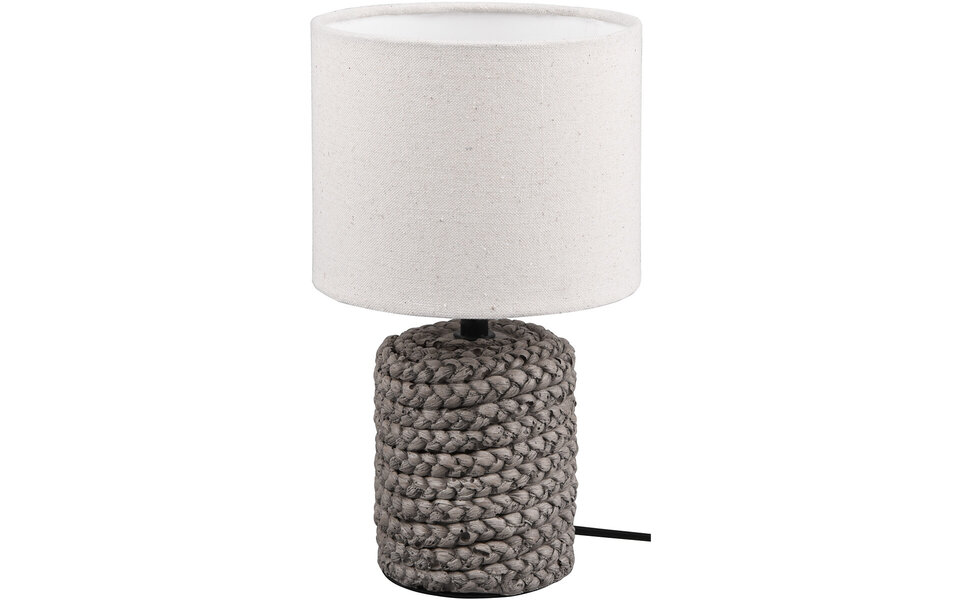 HLW LED LED Tafellamp Trion Manon - Mat Bruin, Ronde LED Lamp met E14 Fitting HLW LED LED Tafellamp Trion Manon - Mat Bruin, Ronde LED Lamp met E14 Fitting