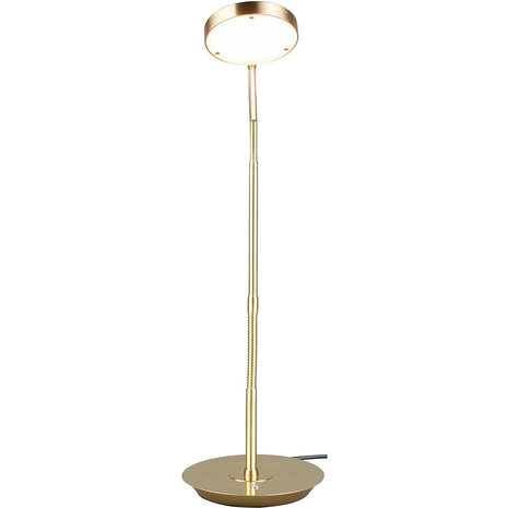 HLW LED LED Tafellamp 12W - Dimbaar, Rond & Mat Gouden Aluminium Design HLW LED LED Tafellamp 12W - Dimbaar, Rond & Mat Gouden Aluminium Design
