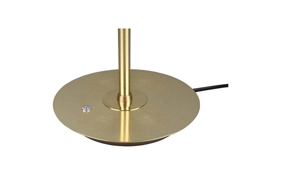 HLW LED LED Tafellamp 12W - Dimbaar, Rond & Mat Gouden Aluminium Design