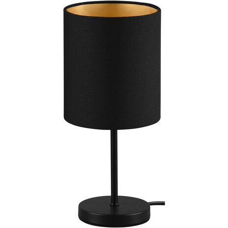 HLW LED LED Tafellamp Trion Jiron - Rond, Mat Zwart & Gouden Aluminium HLW LED LED Tafellamp Trion Jiron - Rond, Mat Zwart & Gouden Aluminium