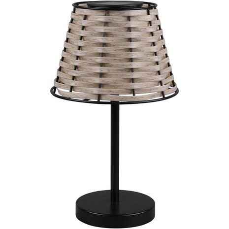 HLW LED Trion Roza LED Tafellamp - Rond, Mat Zwart, Warm Wit 3000K, Sensor, Spatwaterdicht IP44 HLW LED Trion Roza LED Tafellamp - Rond, Mat Zwart, Warm Wit 3000K, Sensor, Spatwaterdicht IP44