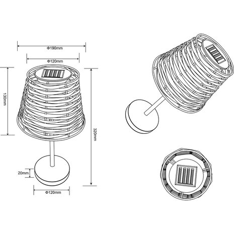 HLW LED Trion Roza LED Tafellamp - Rond, Mat Zwart, Warm Wit 3000K, Sensor, Spatwaterdicht IP44 HLW LED Trion Roza LED Tafellamp - Rond, Mat Zwart, Warm Wit 3000K, Sensor, Spatwaterdicht IP44