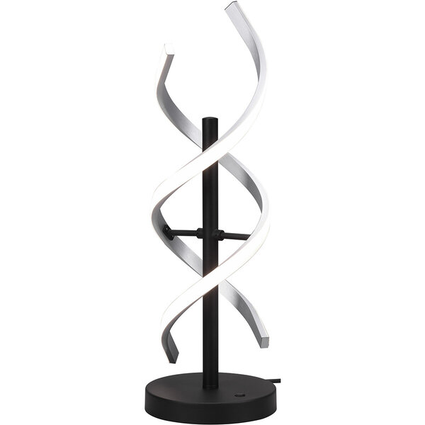 HLW LED Dimbare LED Tafellamp Trion Sarina - Ronde , 20.5W, Geborsteld Zilver, Aluminium