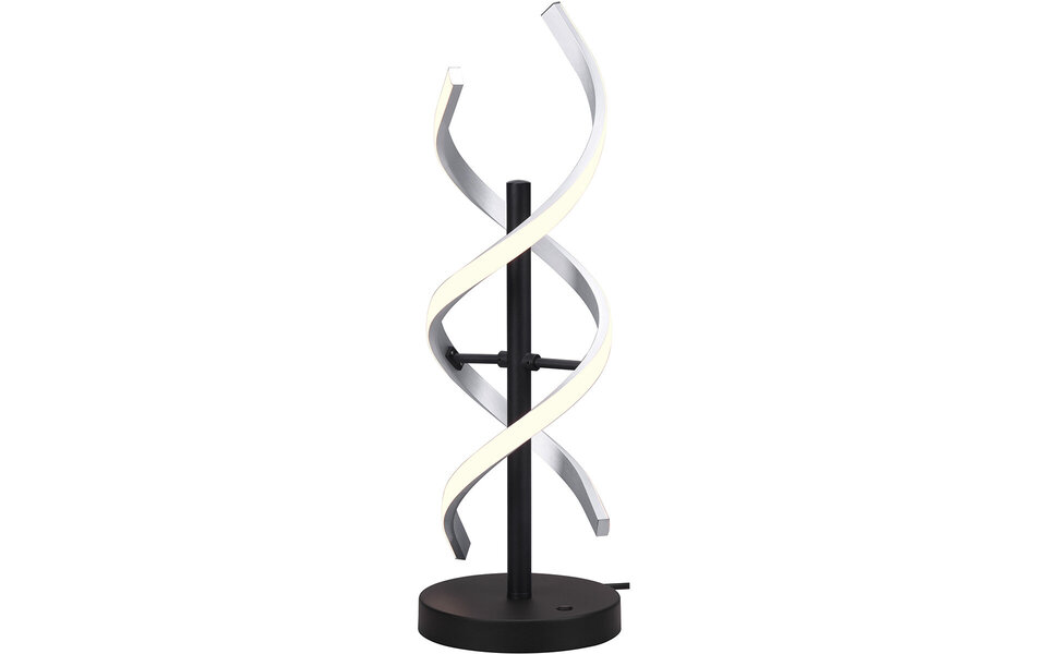 HLW LED Dimbare LED Tafellamp Trion Sarina - Ronde , 20.5W, Geborsteld Zilver, Aluminium