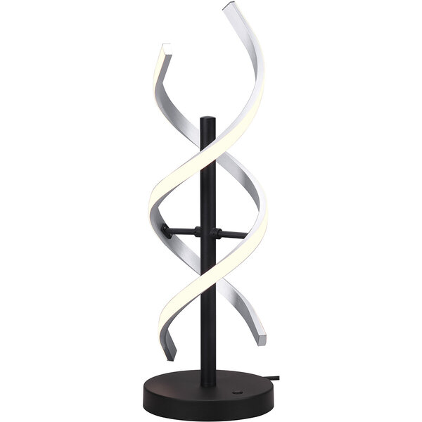 HLW LED Dimbare LED Tafellamp Trion Sarina - Ronde , 20.5W, Geborsteld Zilver, Aluminium