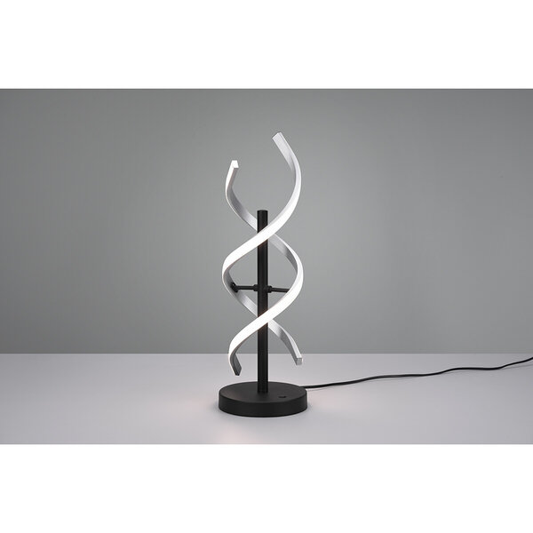 HLW LED Dimbare LED Tafellamp Trion Sarina - Ronde , 20.5W, Geborsteld Zilver, Aluminium