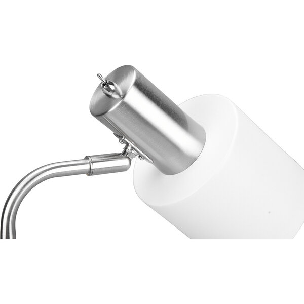 HLW LED Stijlvolle LED Tafellamp Mat Wit met E14 Fitting en Ronde