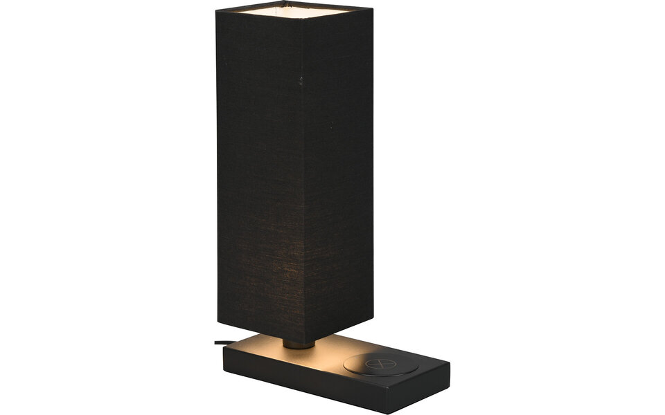 HLW LED LED Tafellamp Mat Zwart met Beam Angle Verstelbaar & Inductief Laadstation