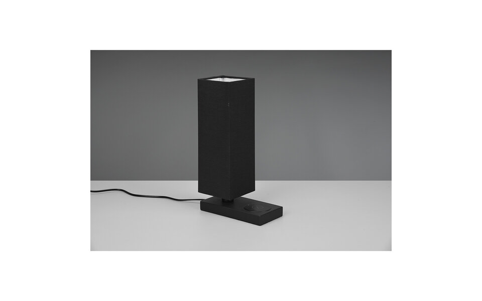 HLW LED LED Tafellamp Mat Zwart met Beam Angle Verstelbaar & Inductief Laadstation