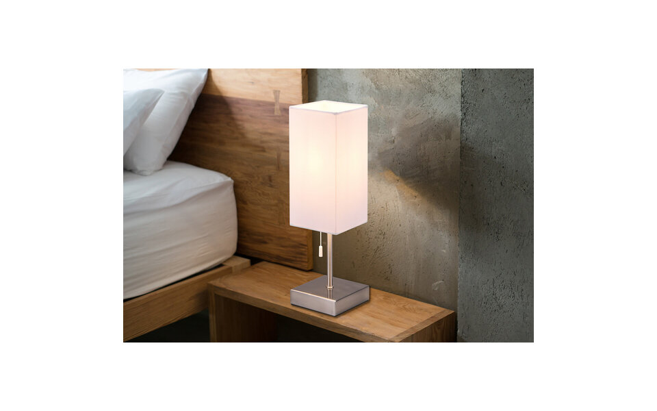 HLW LED LED Tafellamp Trion Oscar - Rechthoekige , Beam Angle Verstelbaar, Mat Nikkel HLW LED LED Tafellamp Trion Oscar - Rechthoekige , Beam Angle Verstelbaar, Mat Nikkel